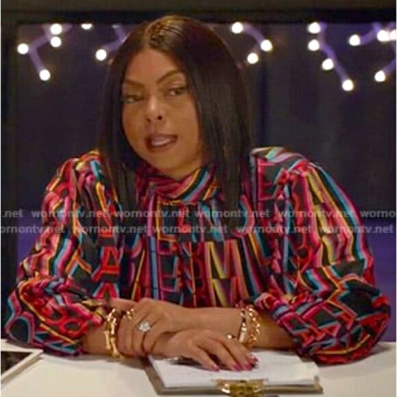 MSGM Winter 2018.19 “Milano” Printed High-Neck Silk Blouse - Picture 7 of 16